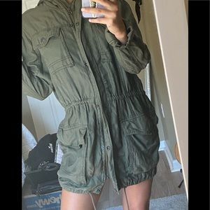 Army green Abercrombie jacket